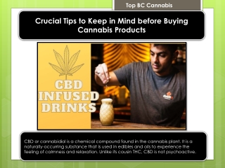 Crucial Tips to Keep in Mind before Buying Cannabis Products