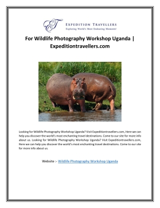 For Wildlife Photography Workshop Uganda Expeditiontravellers.com-converted