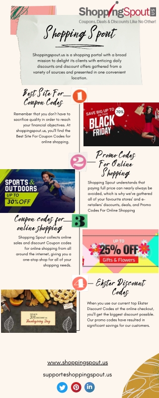 Promo Codes For Online Shopping | Shopping Spout