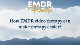 EMDR video therapy