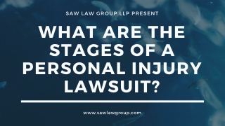 Steps of a Personal Injury Lawsuit in Los Angeles