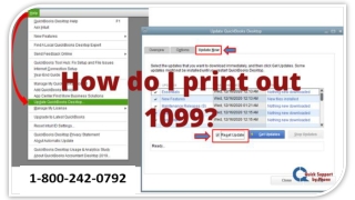 QuickBooks help Guide 1-800-242-0792, How to print 1099 in QuickBooks Desktop 2021