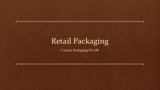 Retail Packaging