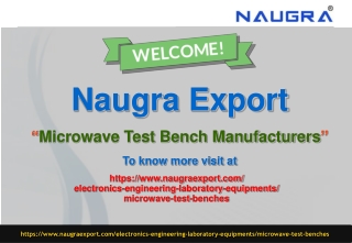 Microwave Test Bench Manufacturers