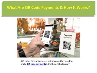 What are QR code payments & How it works