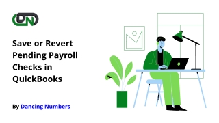 Save or Revert Pending Payroll Checks in QuickBooks