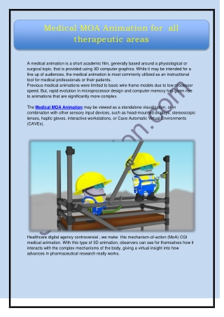 Medical MOA Animation for  all therapeutic areas