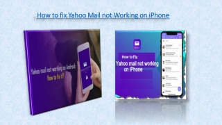 How to fix Yahoo Mail not Working on iPhone