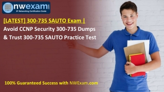 [LATEST] 300-735 SAUTO | Avoid 300-735 Dumps & Trust 300-735 SAUTO Practice Test