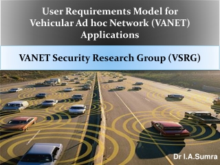 User Requirements Model for  Vehicular Ad hoc Network (VANET) Applications