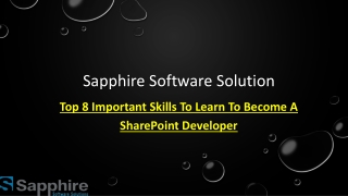 Top 8 Important Skills To Learn To Become A SharePoint Developer