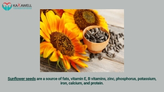 Sunflower Seeds Benefits