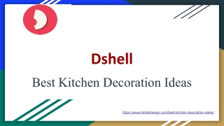 Best Kitchen Decoration Ideas