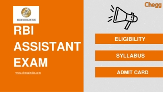 RBI ASSISTANT EXAM
