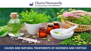 Causes and Natural Treatments of Dizziness and Vertigo