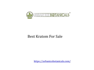 Best Kratom For Sale