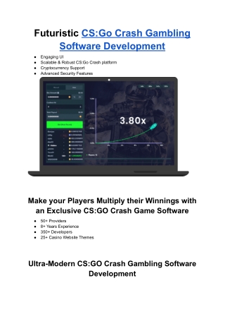 CS_Go Crash Gambling Software Development