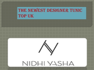 The newest designer tunic top UK