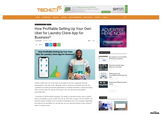 SpotnRides: How Profitable Setting Up Your Own Uber for Laundry Clone App for Business?