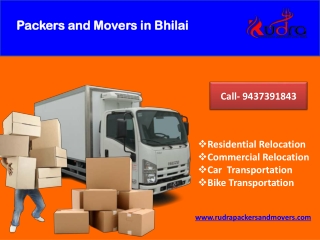 High Quality Packers and Movers in Bhilai @ 9040014006