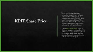 kpit-share-price