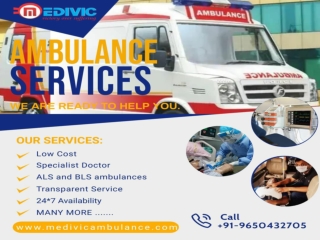 Low Cost Ambulance Services in Muzaffarpur and Samastipur, Bihar by Medivic