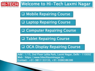 Laptop Repairing Course in Delhi