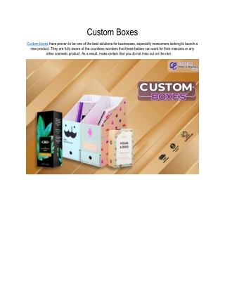 Custom Boxes