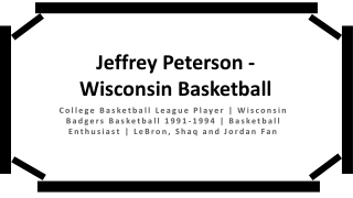 Jeffrey Peterson - Wisconsin Basketball - Dynamic Professional