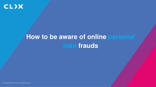 How to be aware of online personal loan frauds