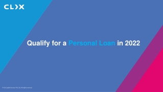 Qualify for a Personal Loan in 2022