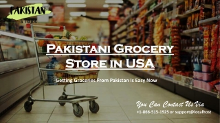 Pakistani Grocery Store in USA
