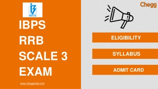 IBPS RRB SCALE 3 EXAM
