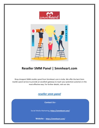 Reseller SMM Panel | Smmheart.com