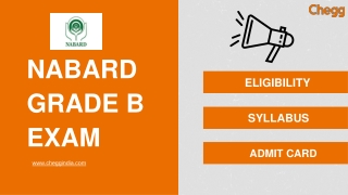 NABARD GRADE B EXAM