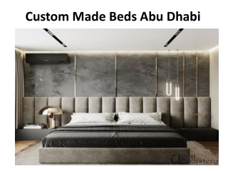 Custom Made Beds Abu Dhabi
