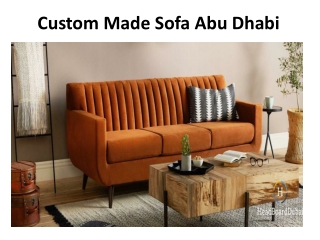 Custom Made Sofa Abu Dhabi