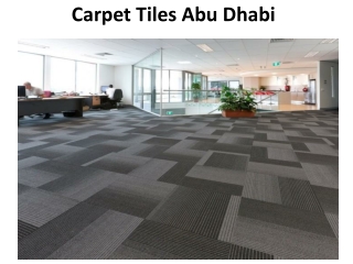 Carpet Tiles Abu Dhabi