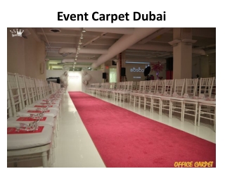 Event Carpet Dubai