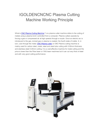  CNC Plasma Cutting Machine cnc plasma cutting machine manufacturers