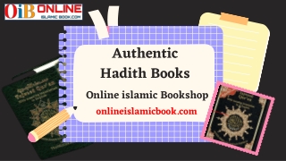 Authentic Hadith Books