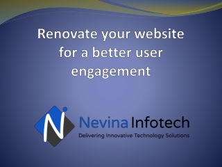 Renovate your website for a better user engagement