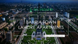 Bahria Town Lahore Apartments