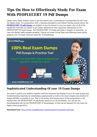 19 Pdf Dumps The Rational Planning Resource