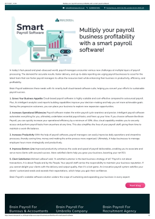 Multiply your payroll business profitability with a smart payroll software!