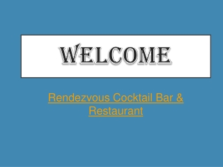 Find the Best Cocktail Bar in Chiswick