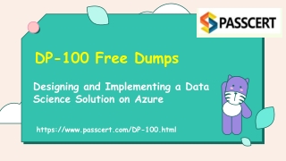 Download 2021 Free Microsoft DP-100 Real Dumps