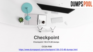 Latest 156-215.80 Dumps PDF - 100% Verified by DumpsPool.com Experts