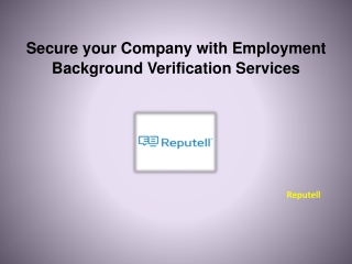 Employment Background Verification Services