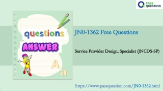 2021 Updated Free JNCDS-SP JN0-1362 Questions and Answers